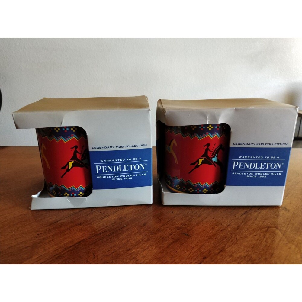 2 Pendleton Mills Celebrate the Horse Tribal 18oz Mug Legendary Collection - Picture 16 of 16